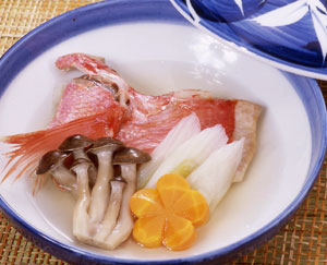 金目鯛のちり蒸し