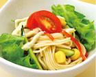 サラダでそうめん