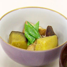 さつま芋と厚揚げの煮物